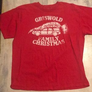XL red Griswold family Christmas shirt